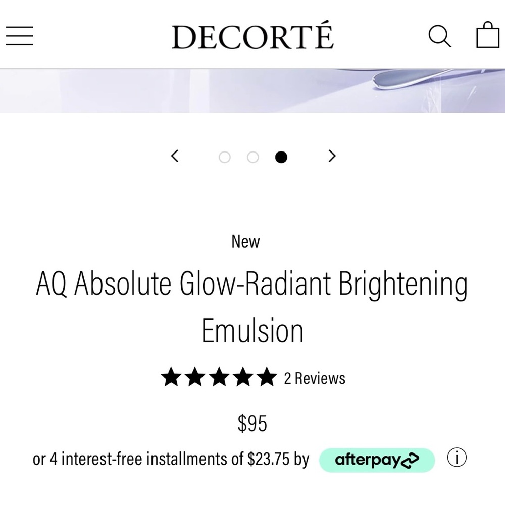 DECORTE RADIANT SERUM - Picture 3 of 4